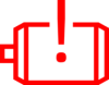 Warnlampe Elektromotor