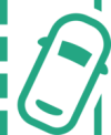 Lane departure system warning light