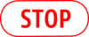 Urgent stop warning light