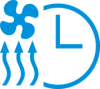 Légkondicionálás programozásának kijelzése