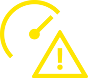 Overspeed warning light