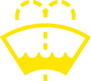 Controlelampje laag peil ruitensproeiervloeistof