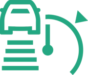 Varsellampe for adaptiv fartsholder