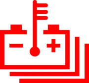Electrotechnical system warning light