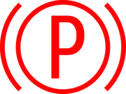 Kontrolka zatažení automatické parkovací brzdy
